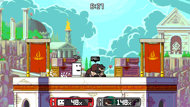 Sandbert in Rivals of Aether